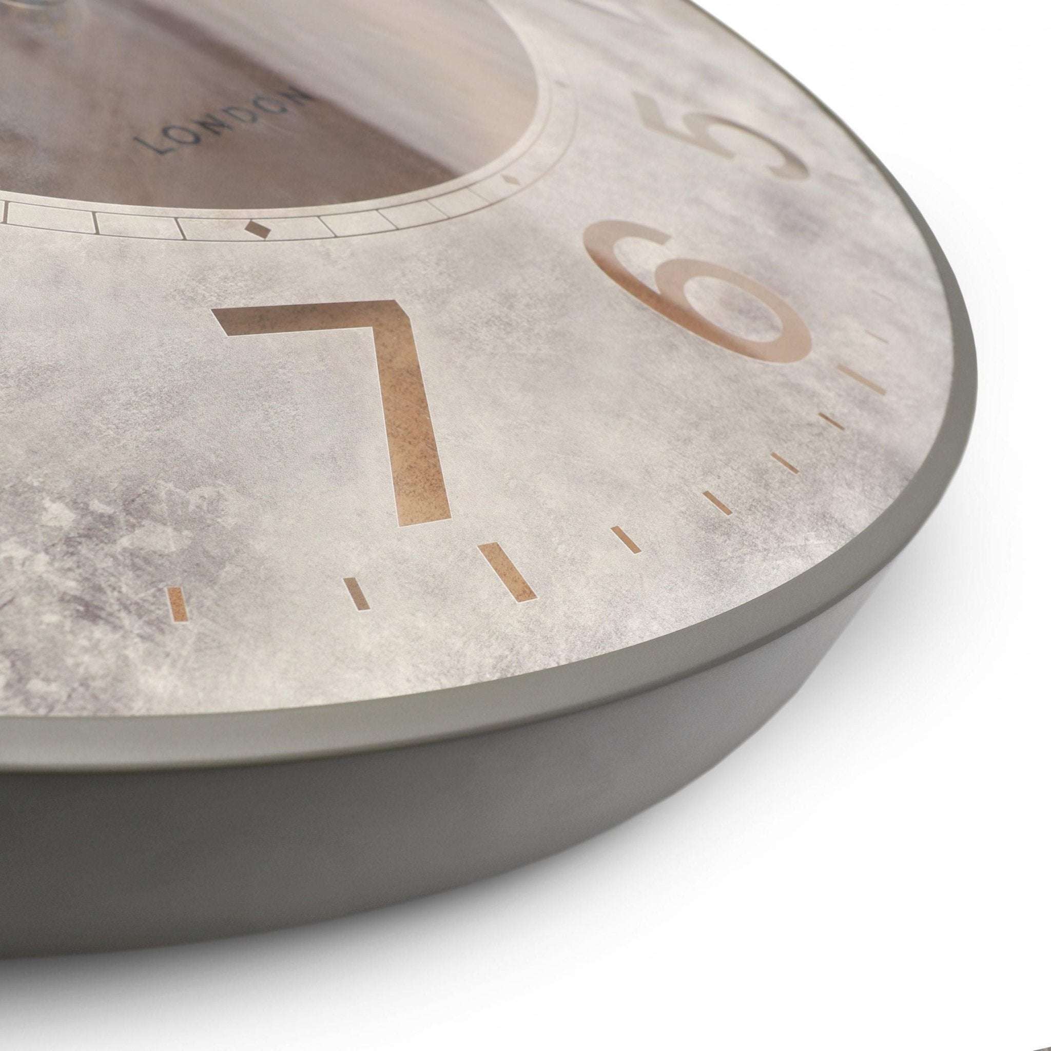 21" Wall Clock Harvest Gold