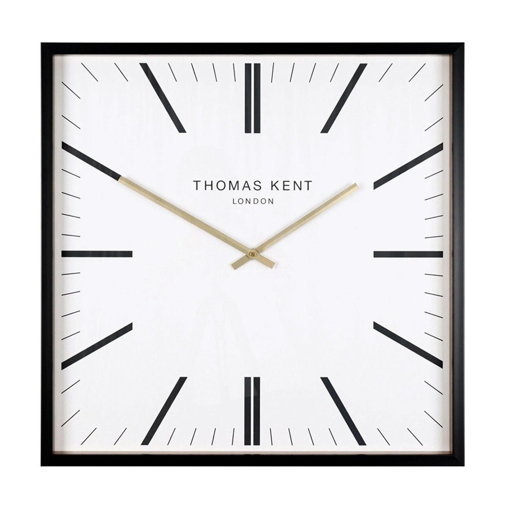 24" Garrick Wall Clock, White - Angela Reed -