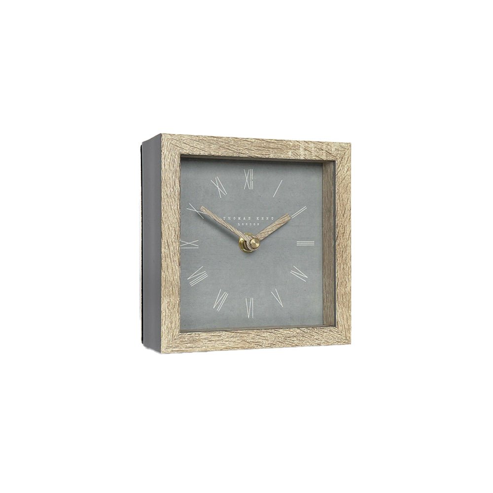 5'' Nordic Mantel Clock, Cement