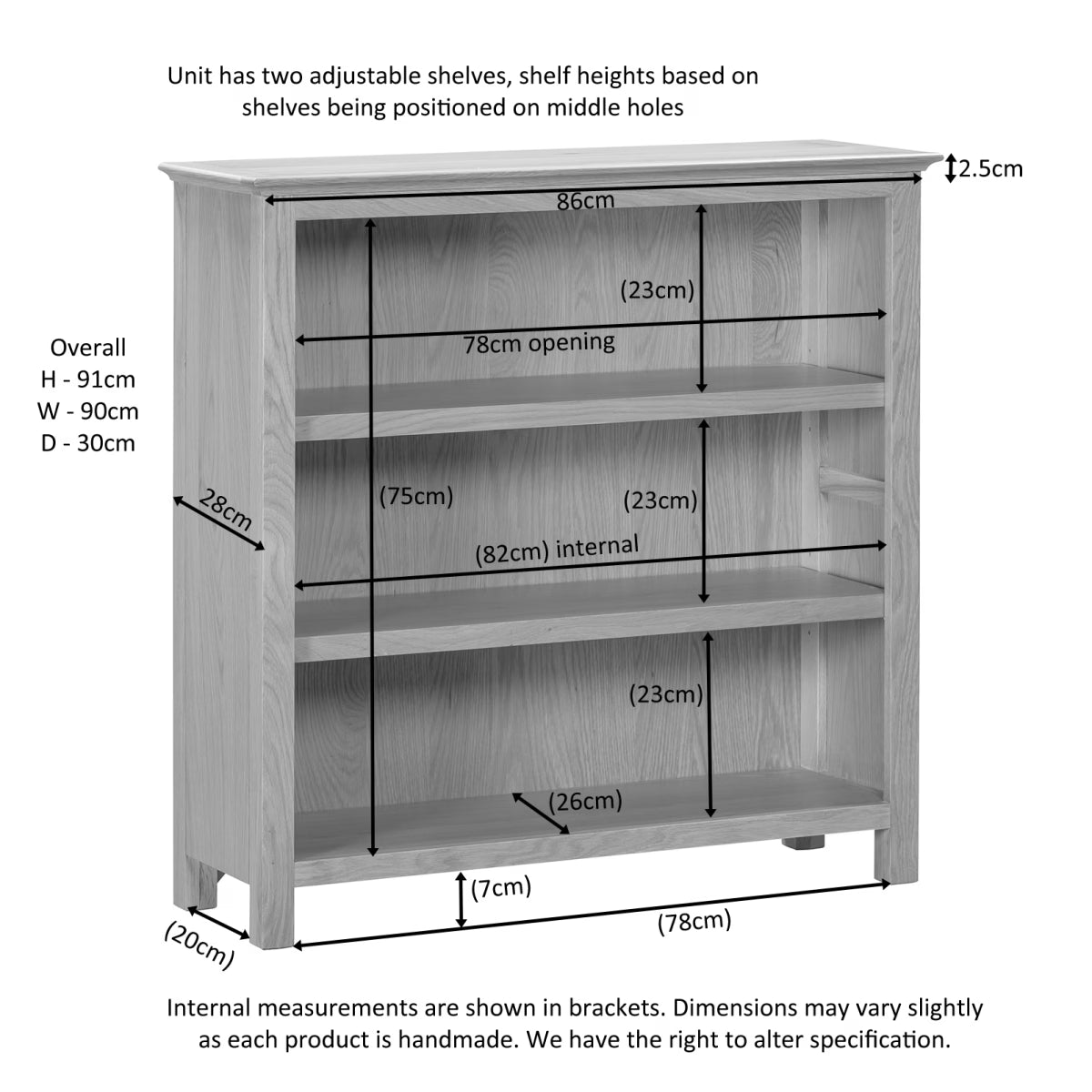Malmo Small Bookcase