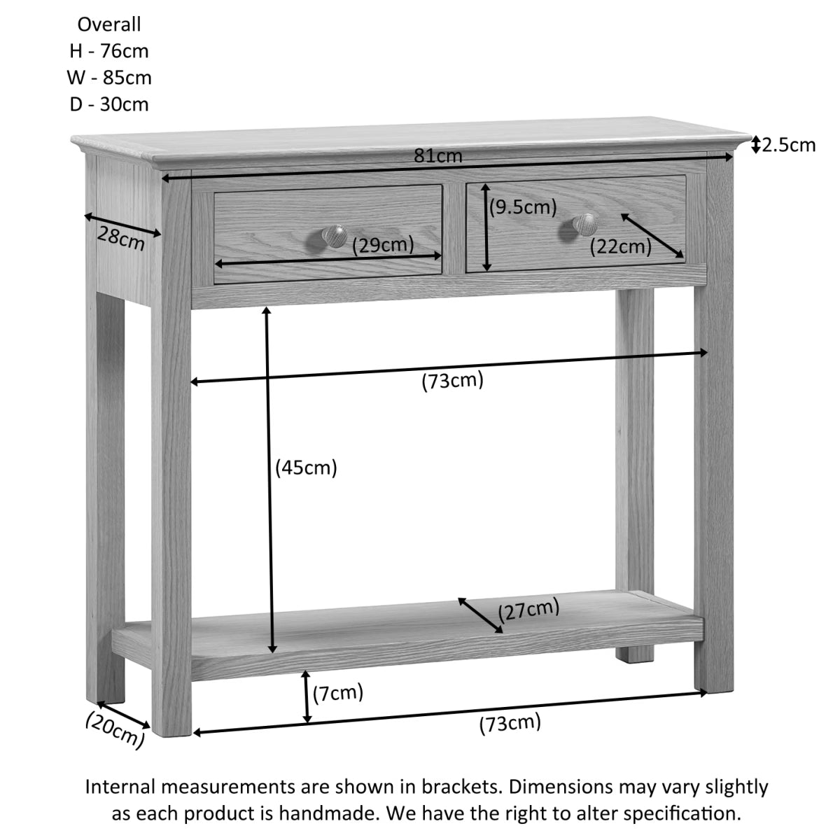 Malmo Console Table