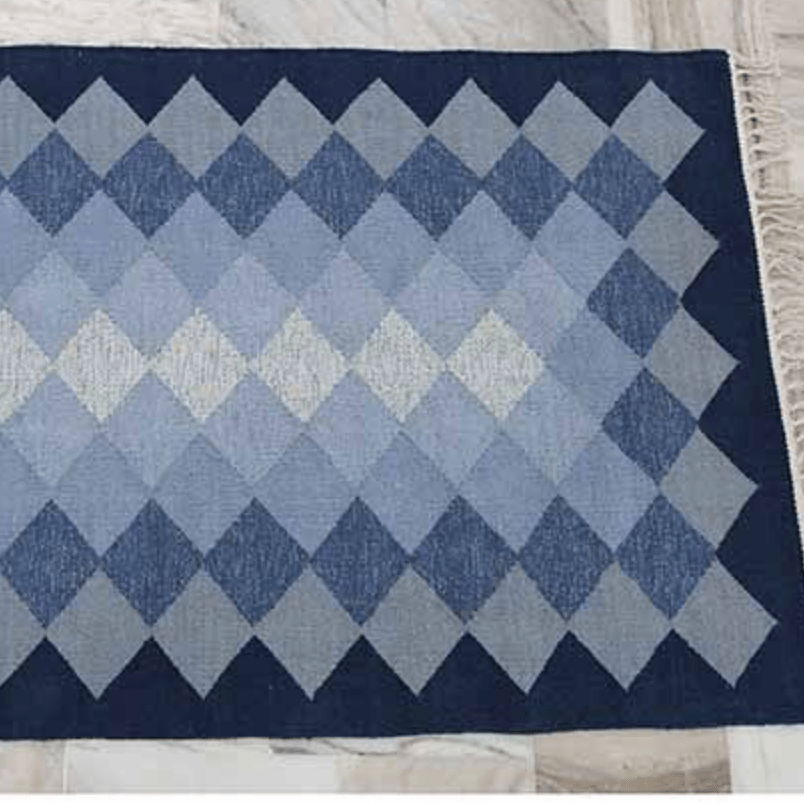 Argyll Rug, Blue 70 x 220 cm,70 x 150 cm