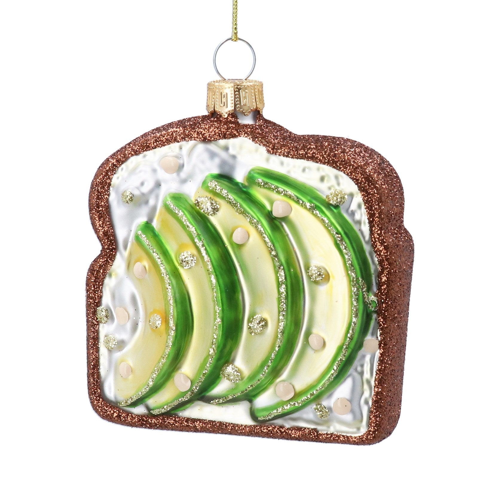 Avocado on Toast Bauble - Angela Reed - Christmas Decorations