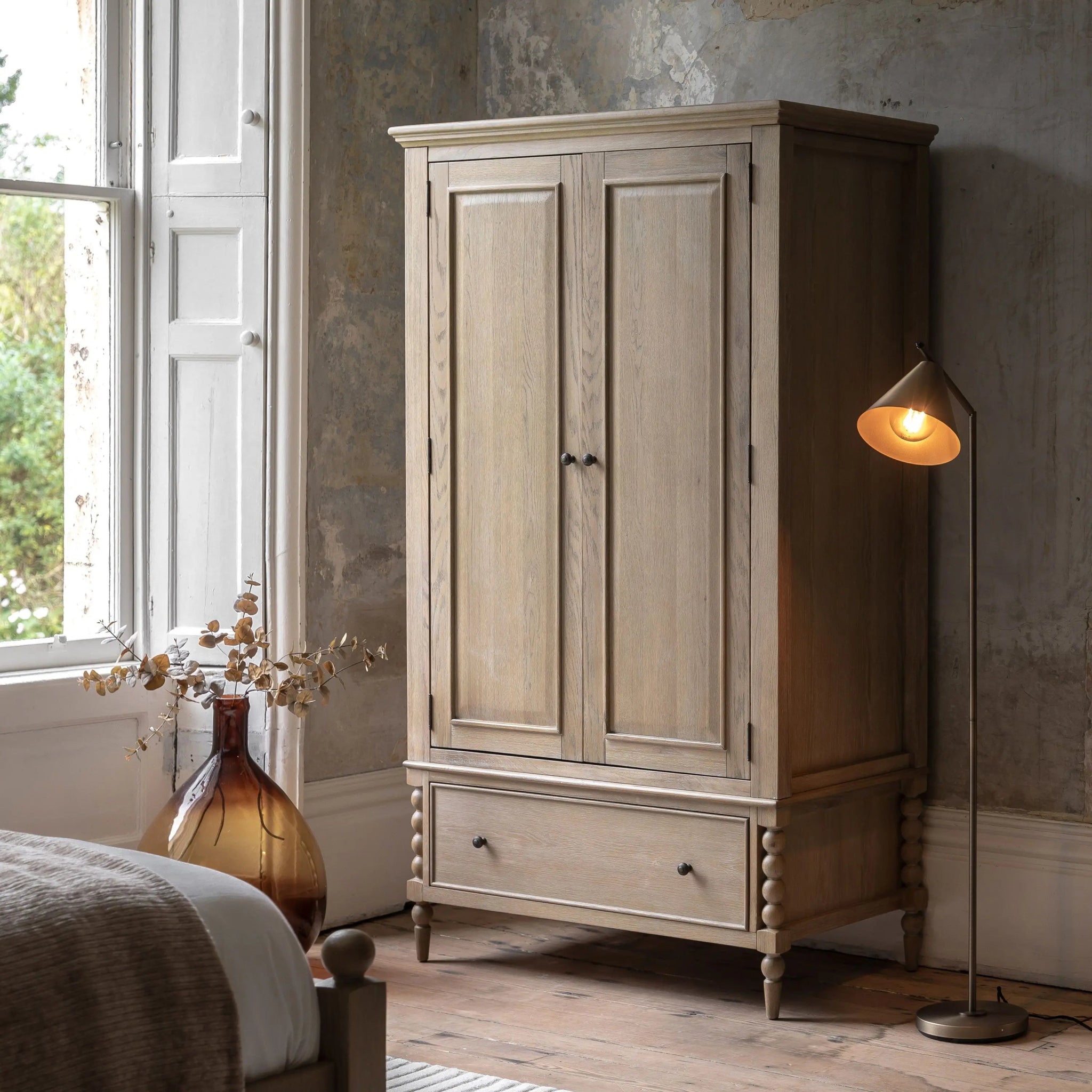 Bobbin 2 Door Wardrobe