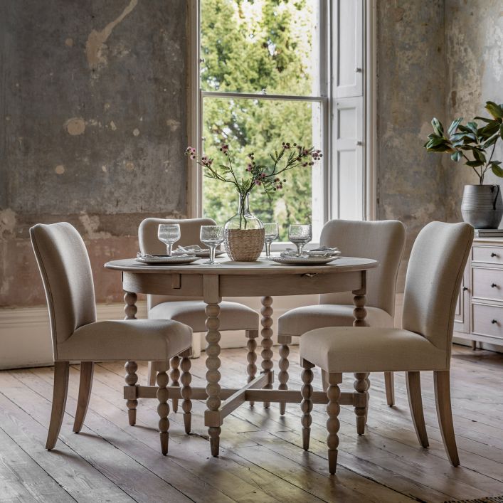 Bobbin Round Dining Table