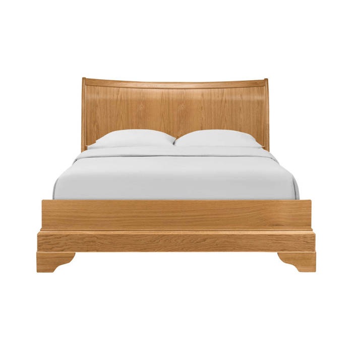 Bordeaux Oak Sleigh Bedstead 4'6" Double,5' Kingsize,6' Super King