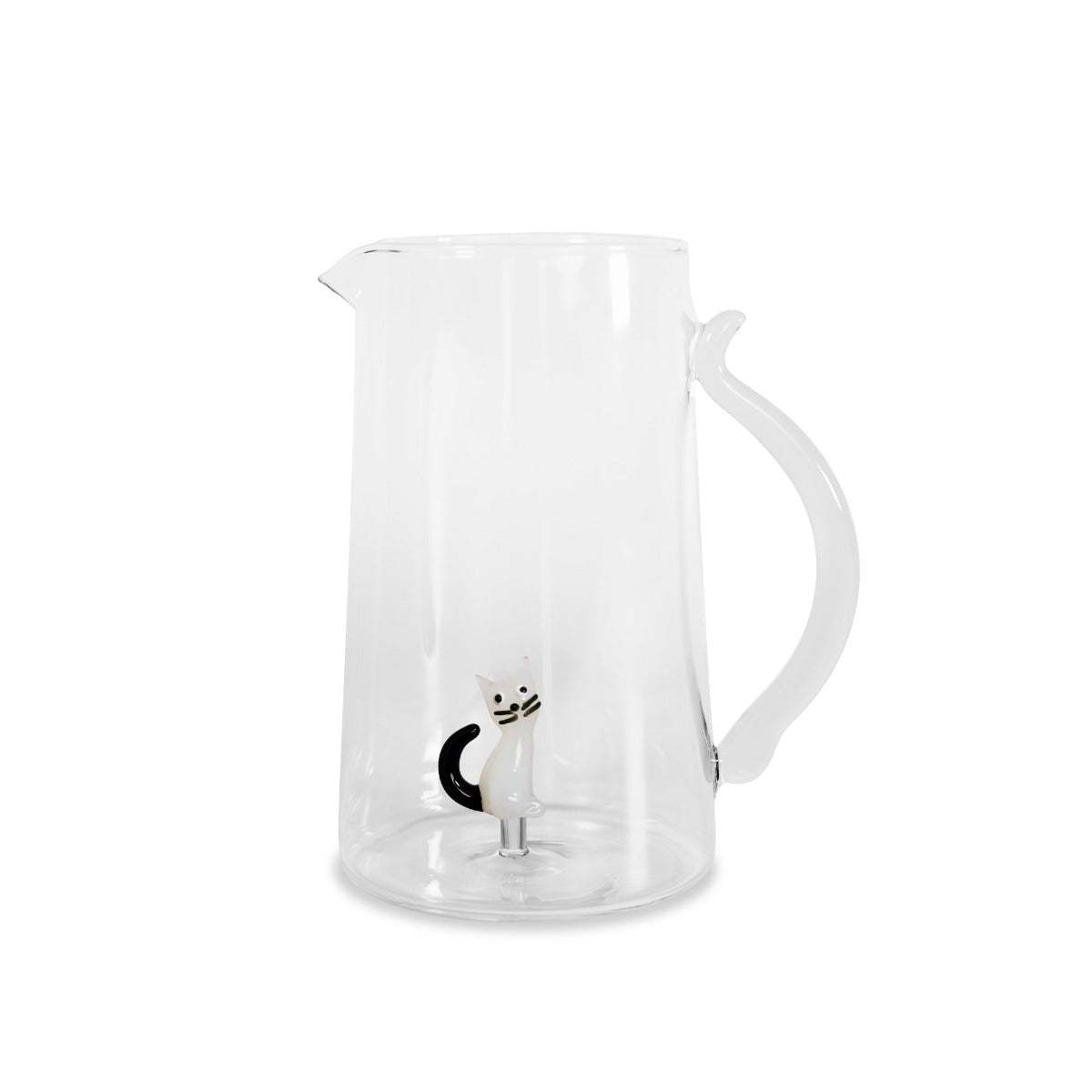 Borosilicate Cat Glass Carafe