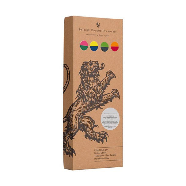 Bright Colour Eco Dinner Candles