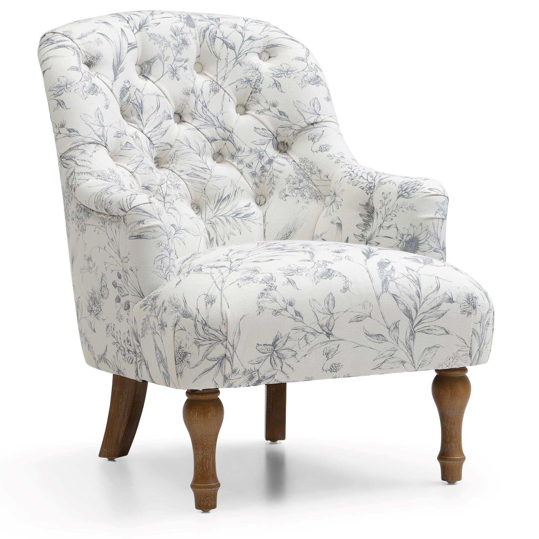 Brooke Chair Antheia Charcoal Linen,Antheia Cream Linen,Meadow Print Natural
