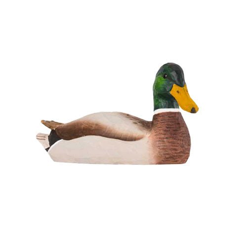 Carved Wooden Mallard Drake