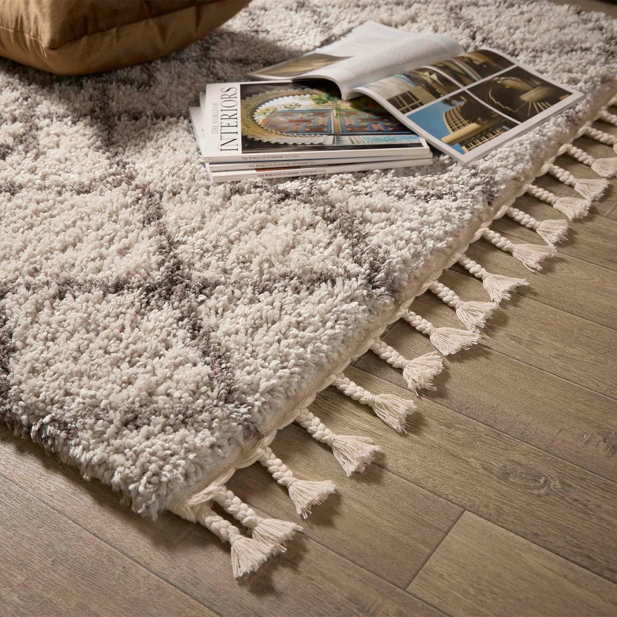 Casablanca Ivory/Light Brown Rug 120 x 170cm,160 x 230cm,80 x 150cm