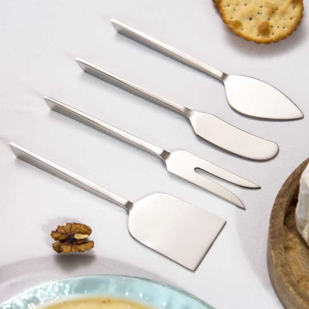 Cheese Knives, Set of 4 - Angela Reed -