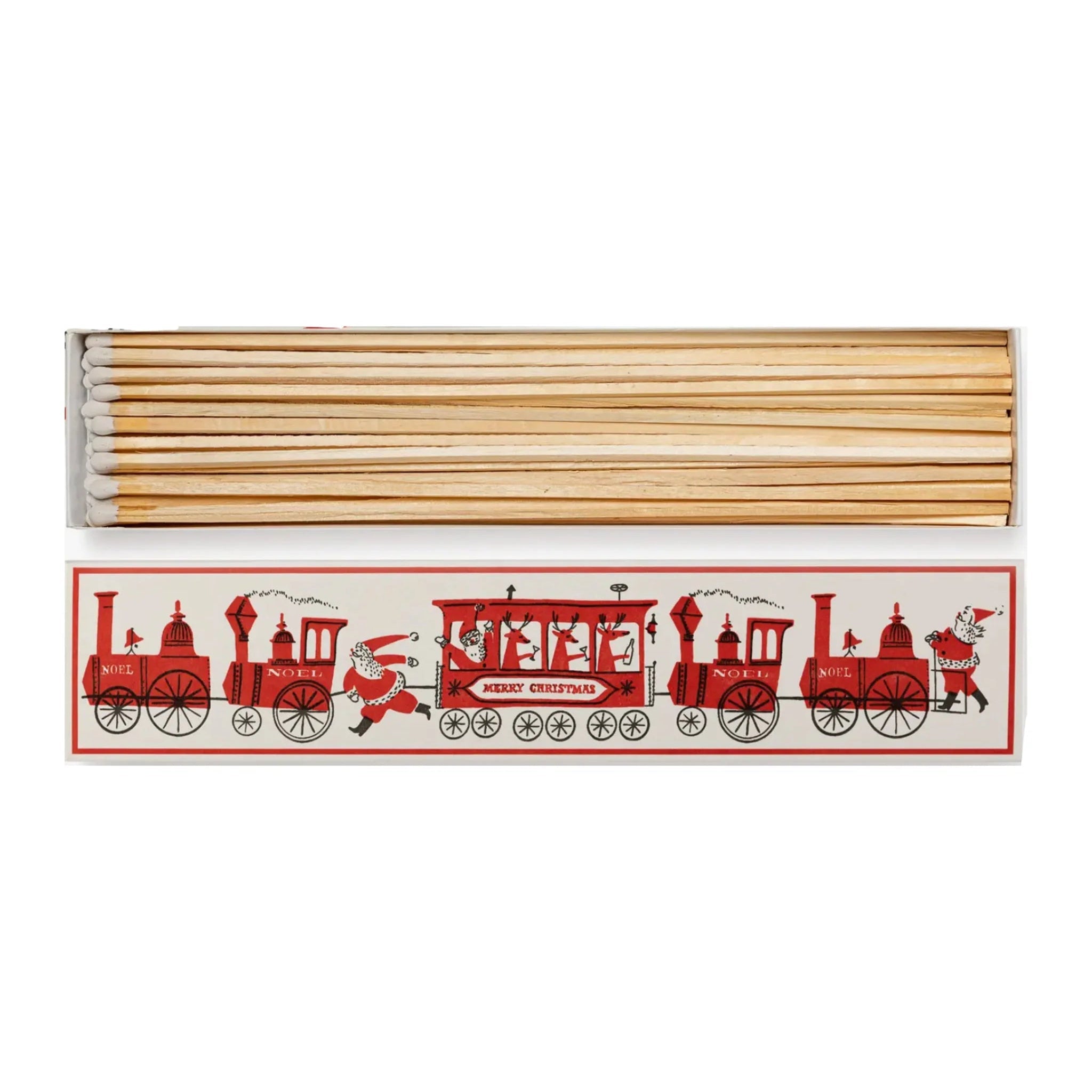 Christmas Train Long Safety Matches - Angela Reed -