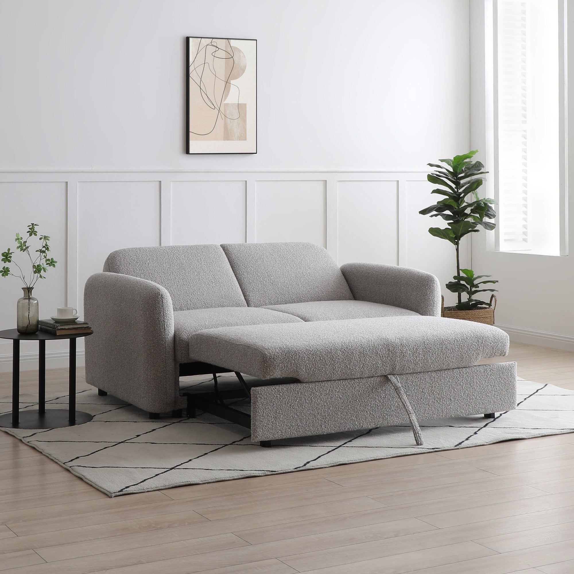Cloud Sofa Bed, Natural Fabric