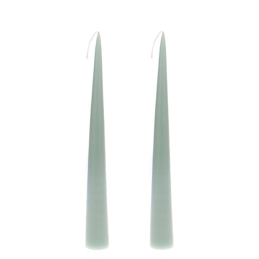 Colourful Cone Candle Dark Green