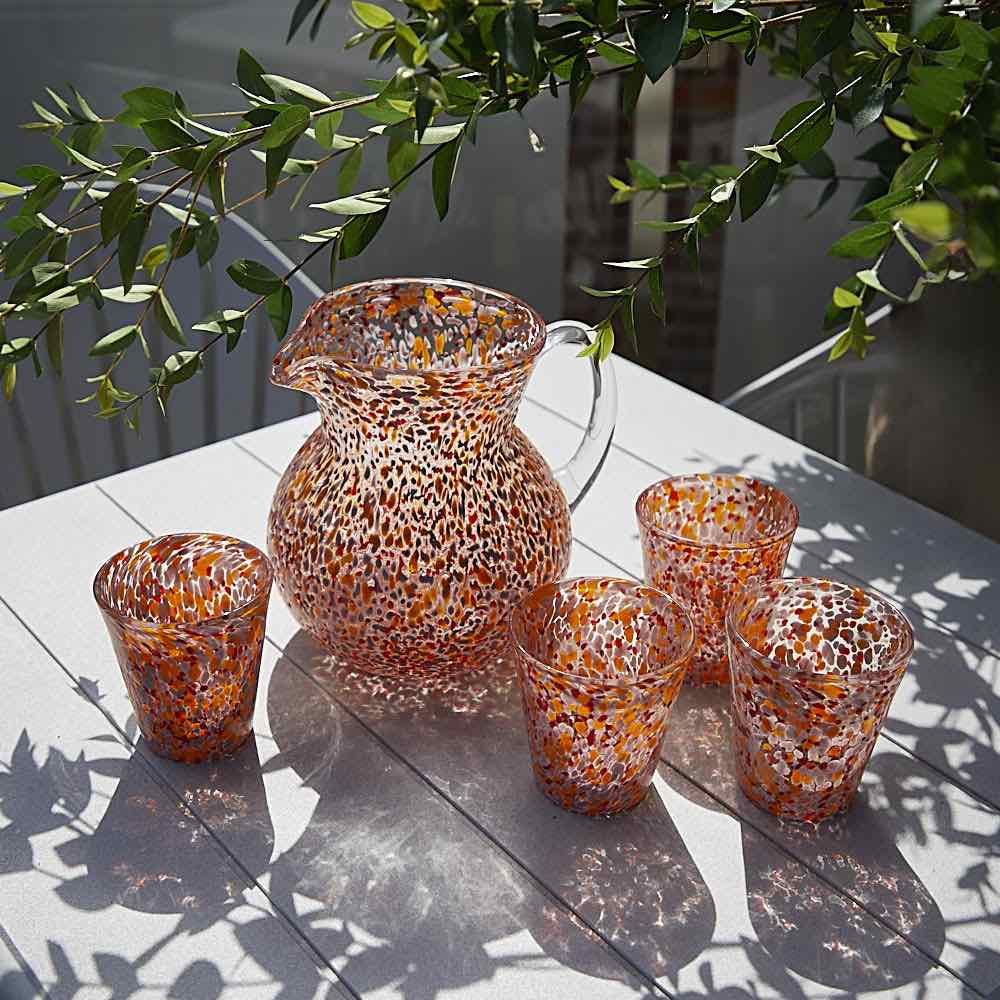 Confetti Glass Jug