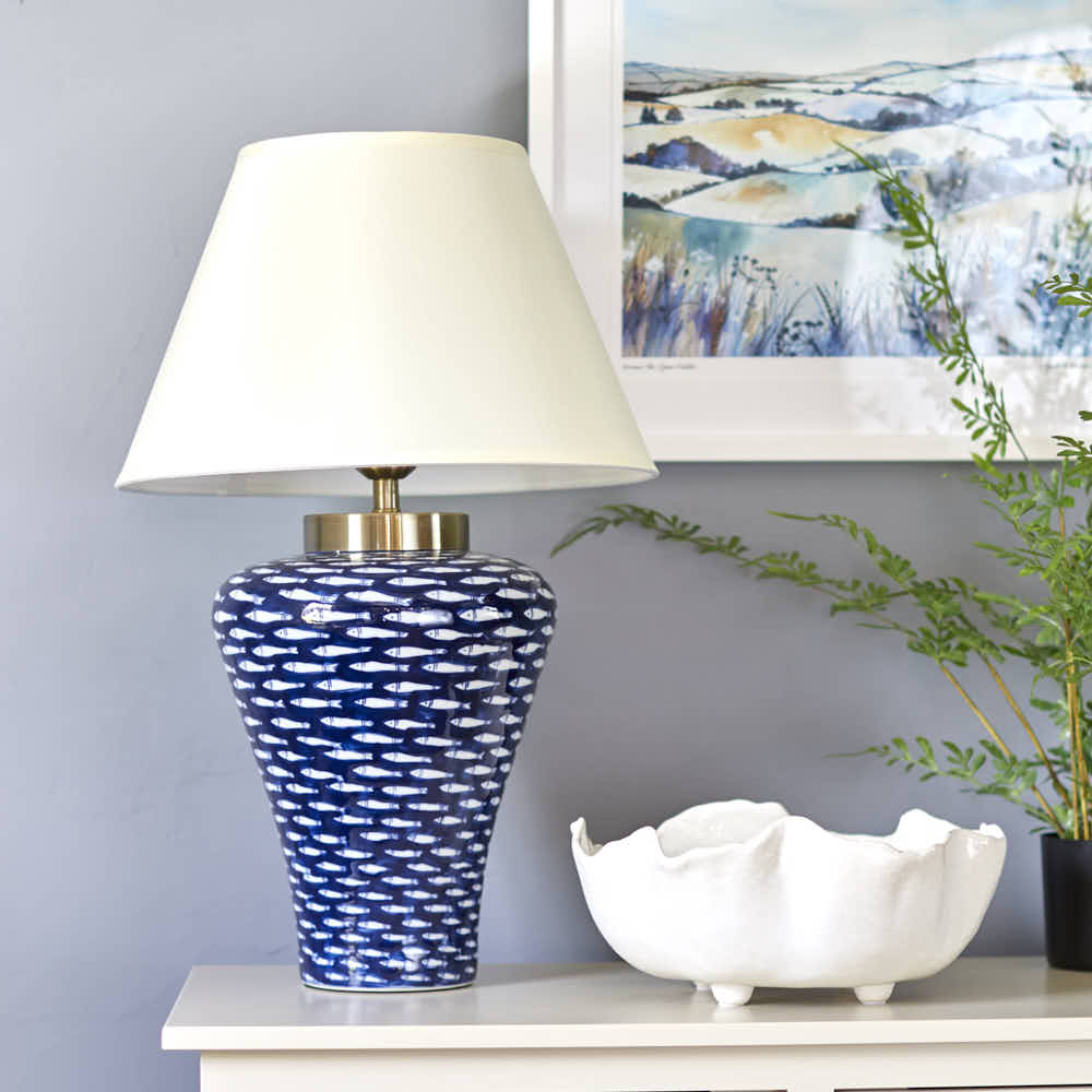 Deep Blue Sea Fish Lamp