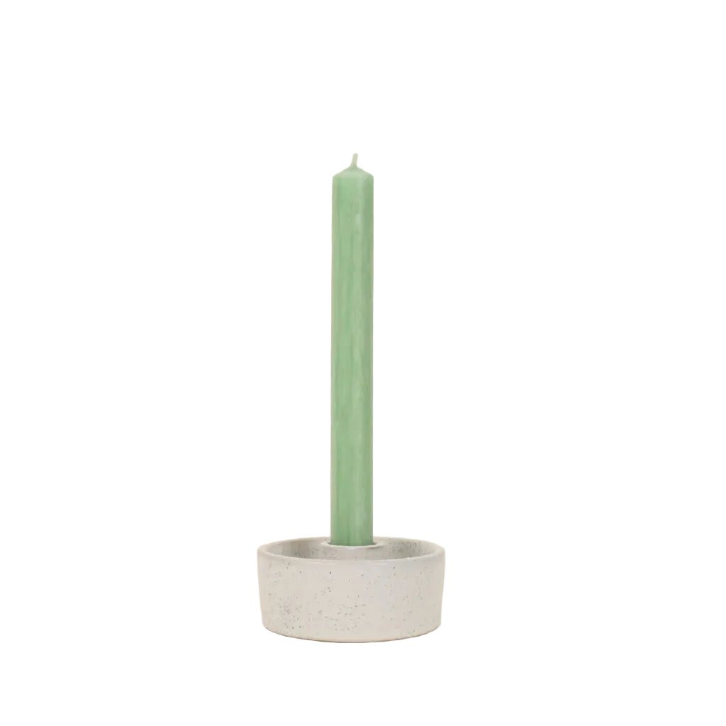 Dinner Candles, Pack of 6, Atlantic Green
