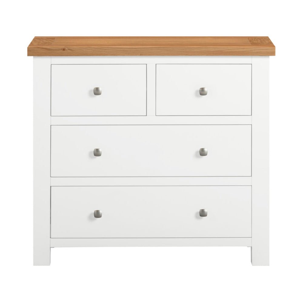 Dorset 2 Over 2 Chest Ivory,White,Moon Grey