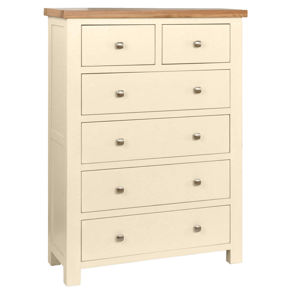 Dorset 2 Over 4 Chest Ivory