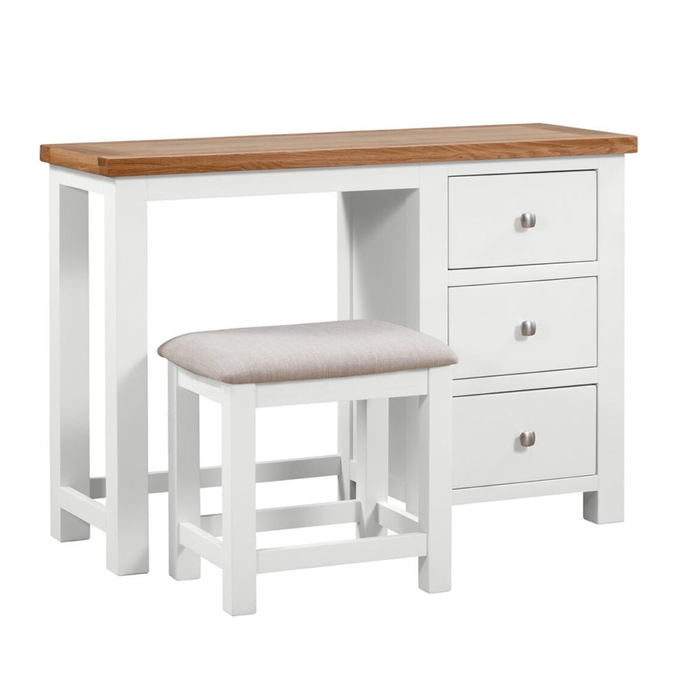 Dorset Dressing Table and Stool Ivory,Moon Grey,White
