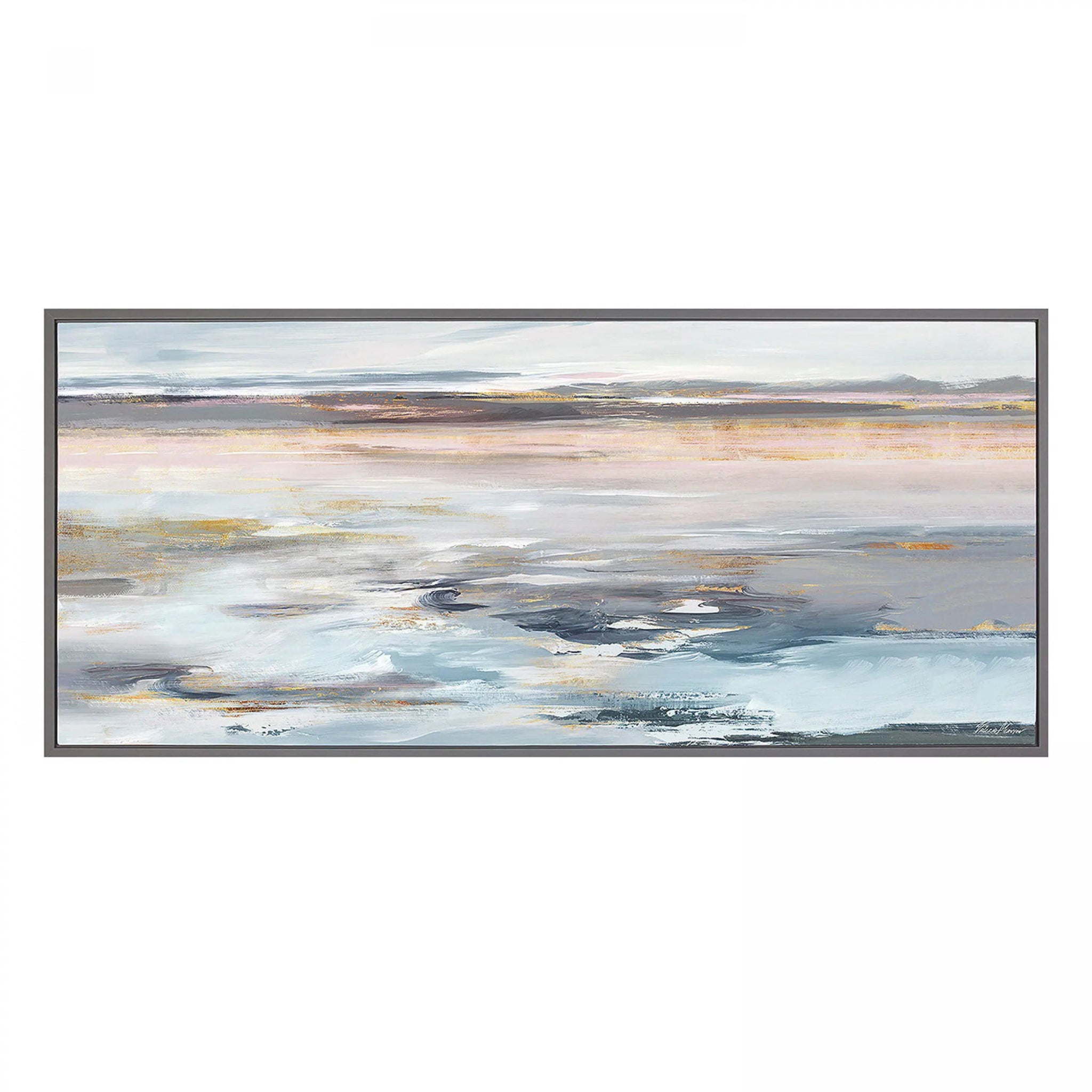 Even Tide Framed Canvas