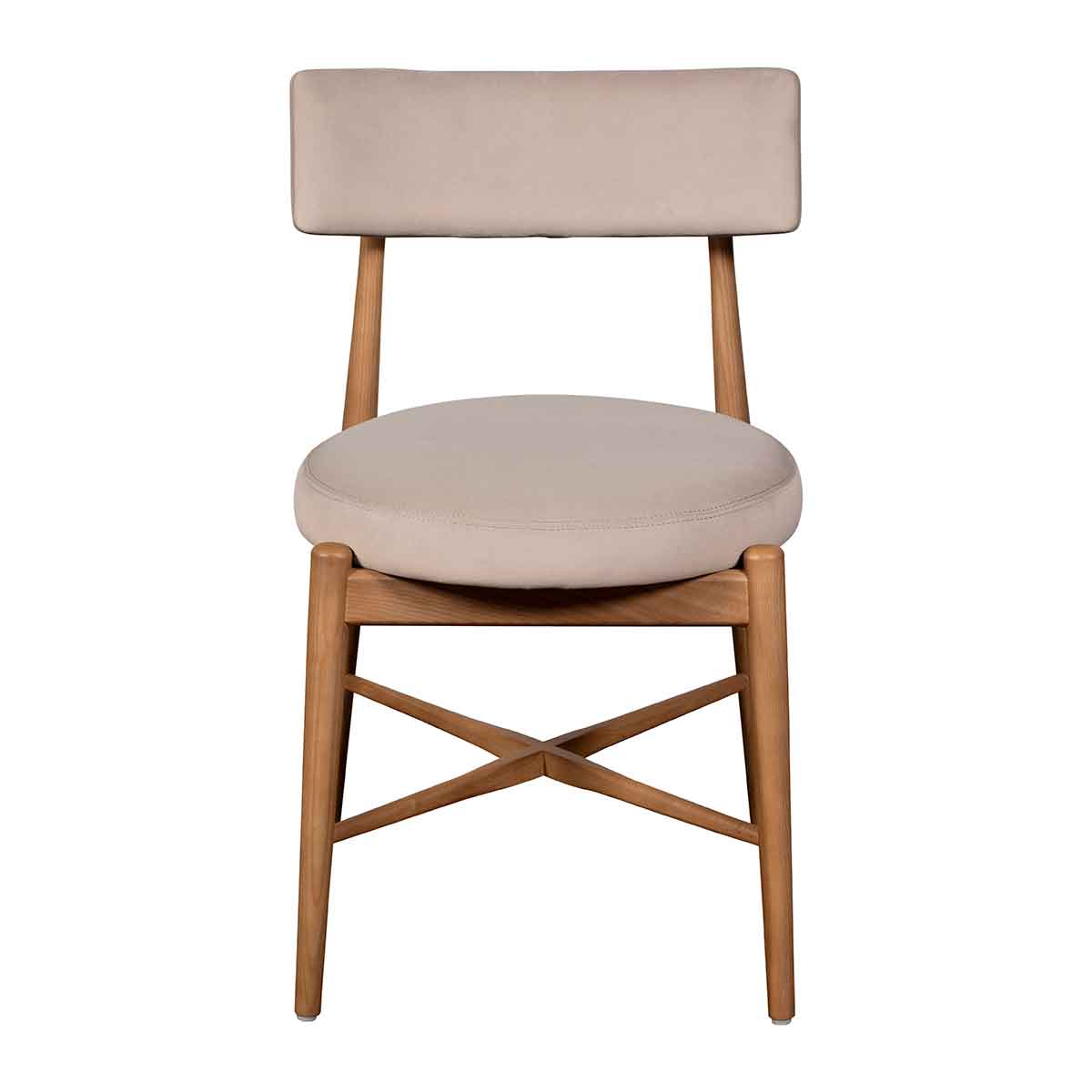 G Plan Flora Retro Dining Chair in Taupe