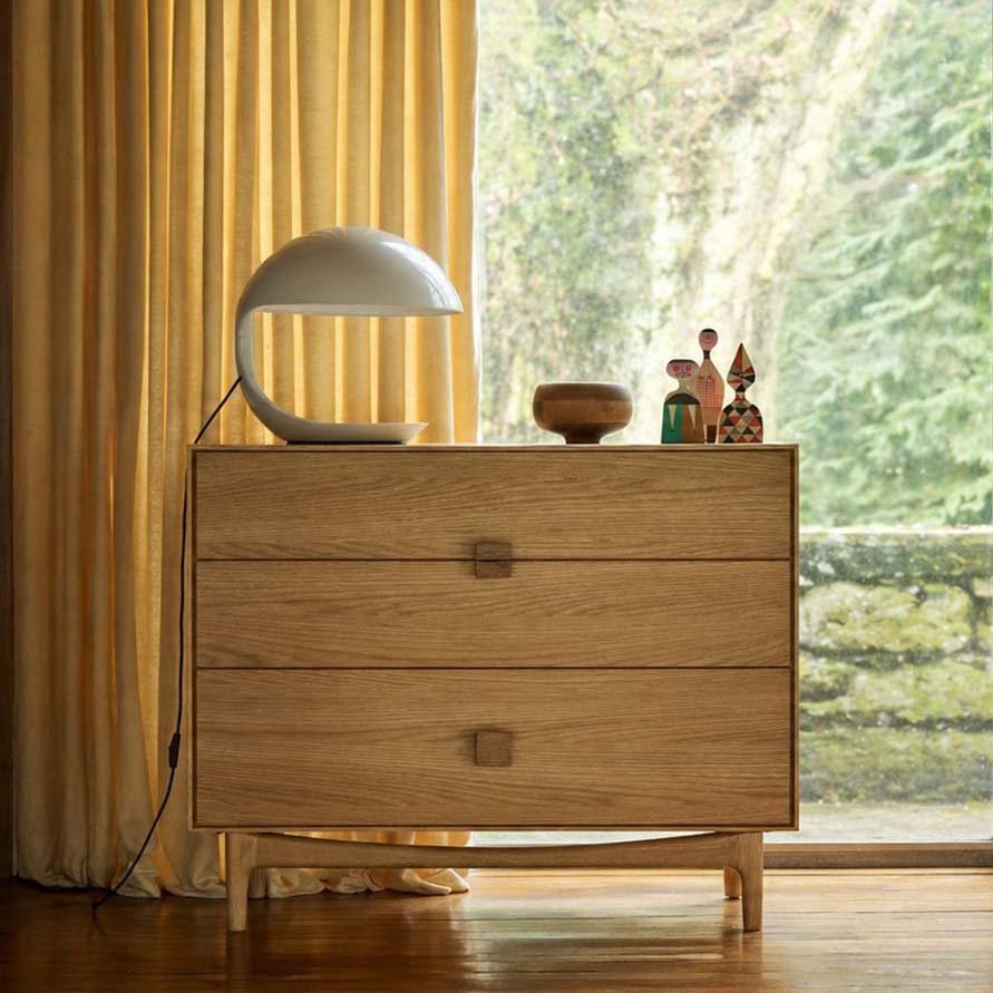 G Plan Larsen Oak 3 Drawer Chest of Drawers - Angela Reed -