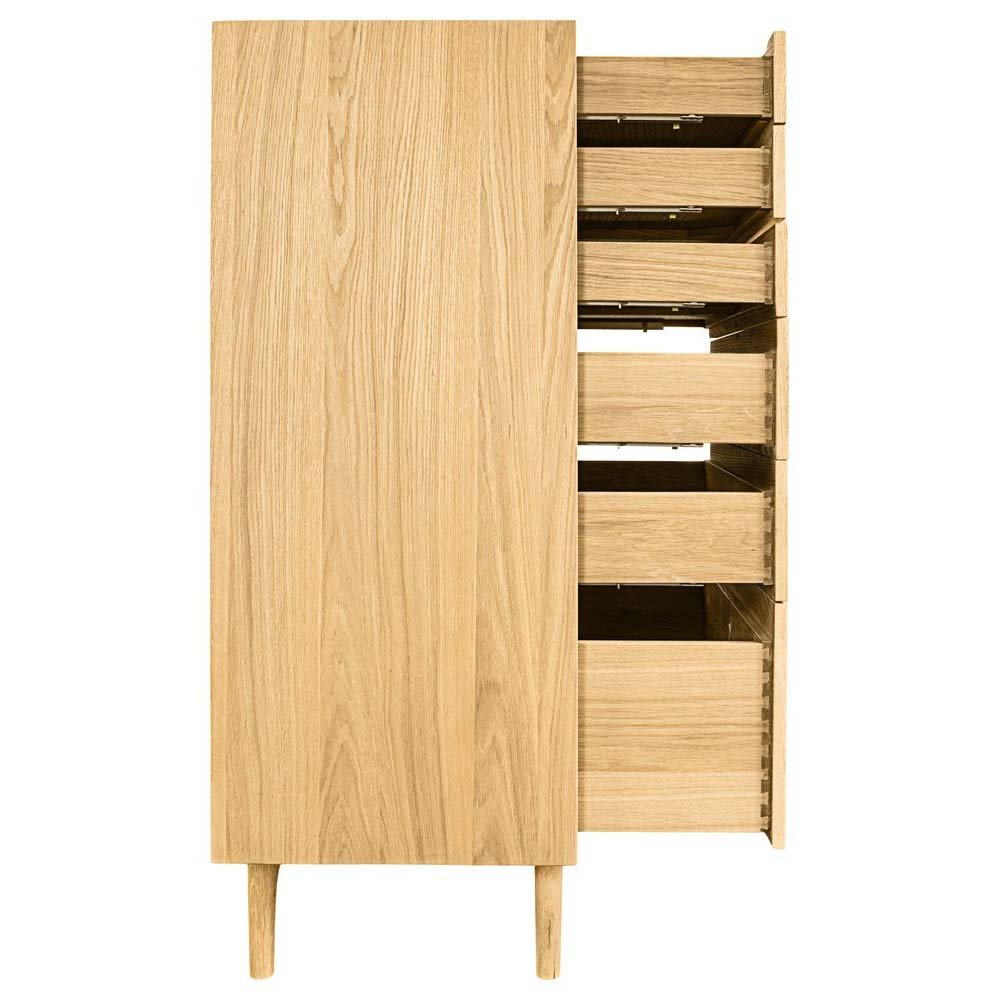 G Plan Larsen Oak 6 Drawer Tall Chest - Angela Reed -
