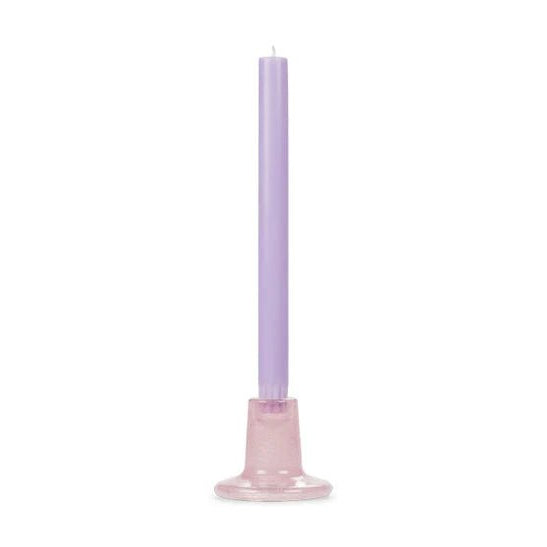 Glass Candleholder Pearl White,Old Rose,Malachite Green,Mineral Blue