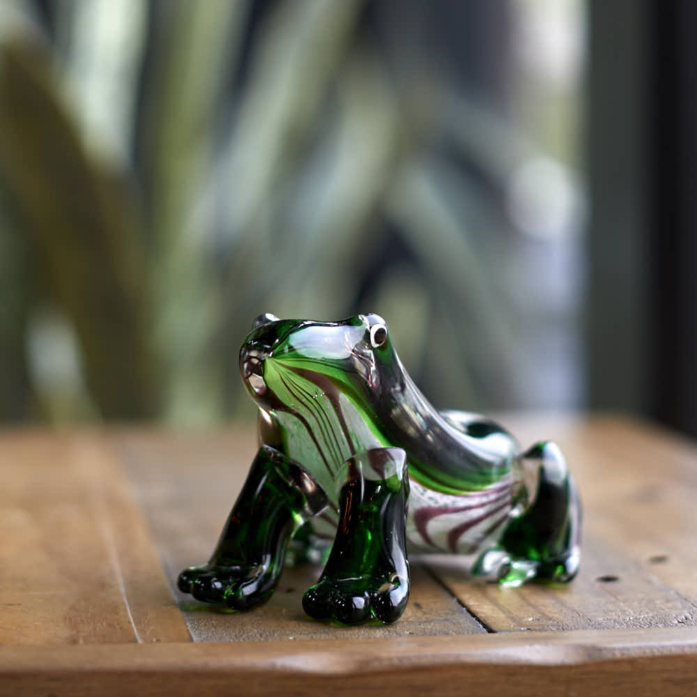 Handmade Glass Frog