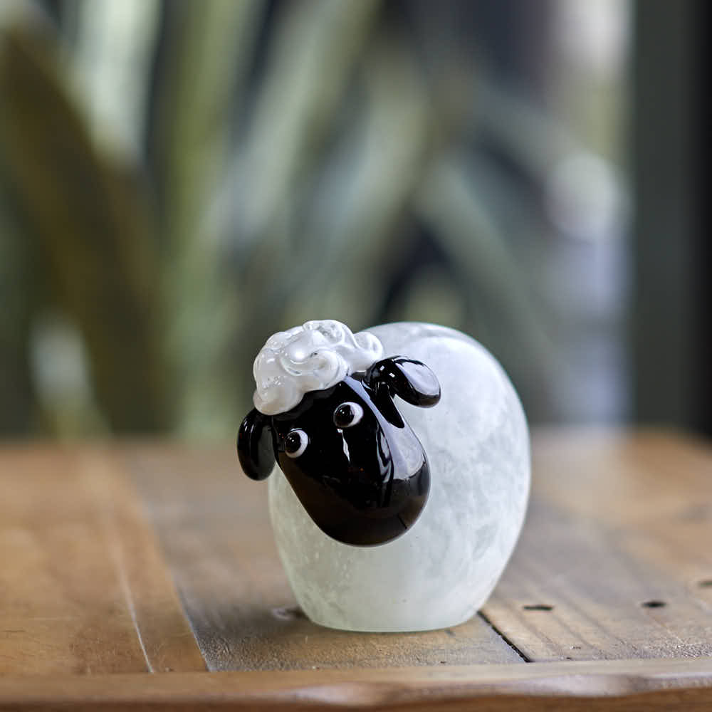 Handmade Glass Sheep