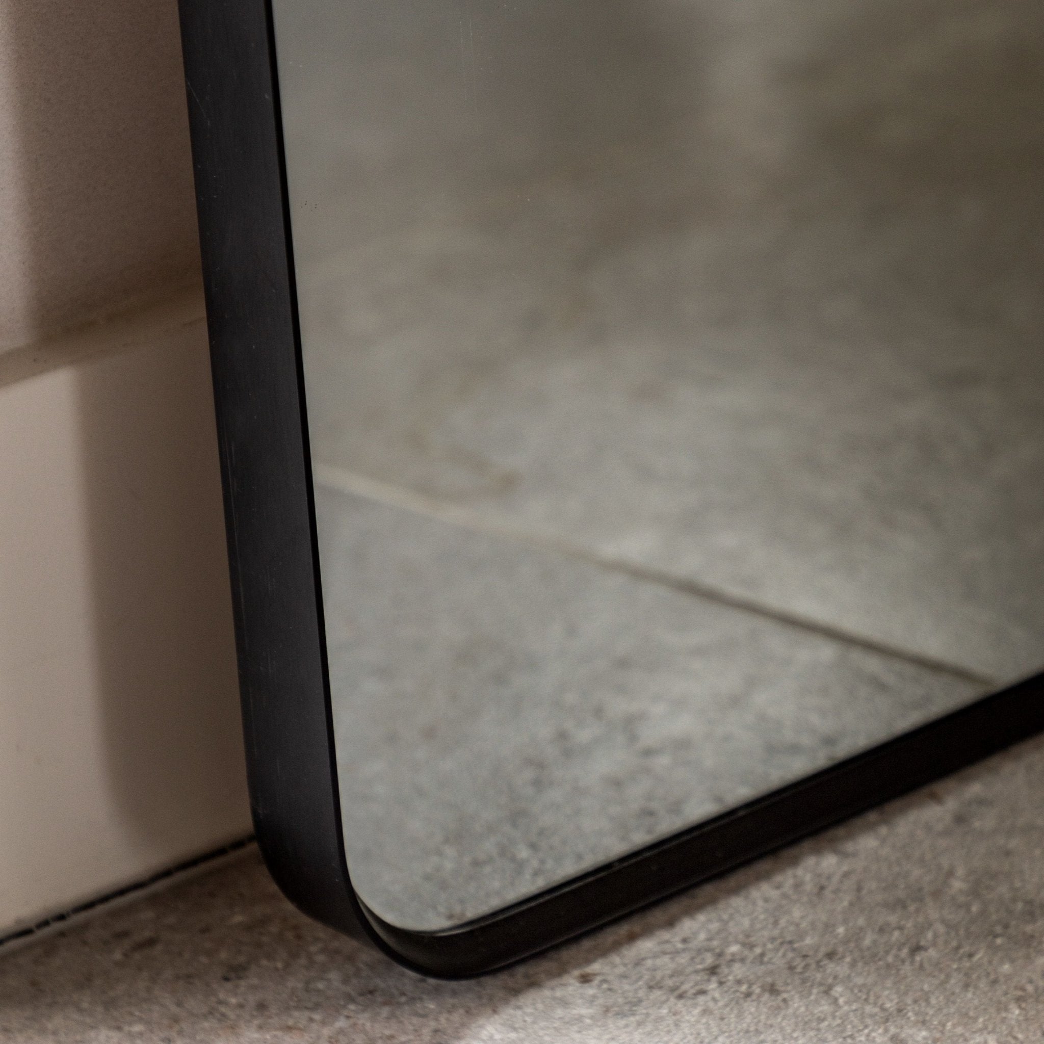 Holworth Large Arched Mirror, Black