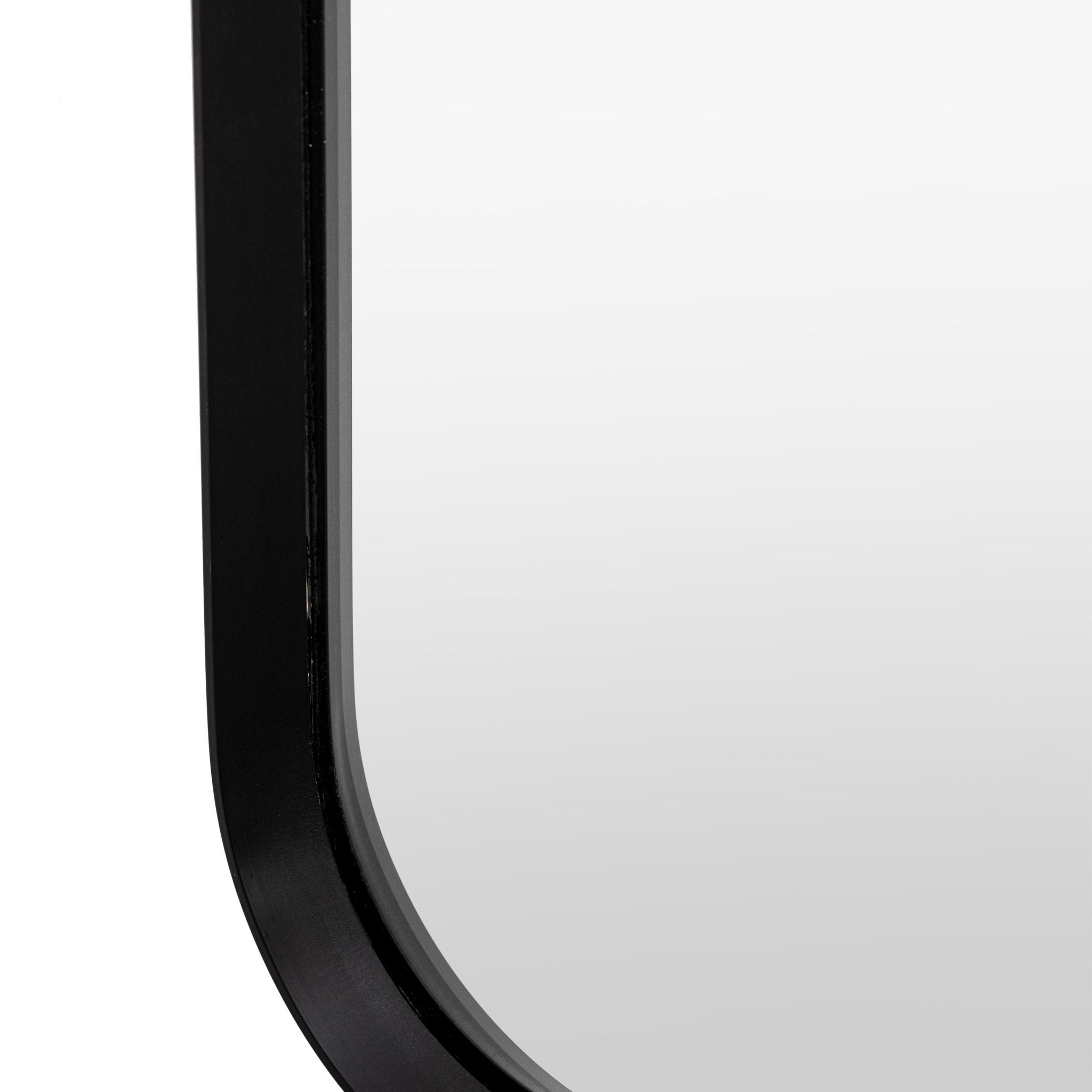 Holworth Small Rectangle Mirror, Black
