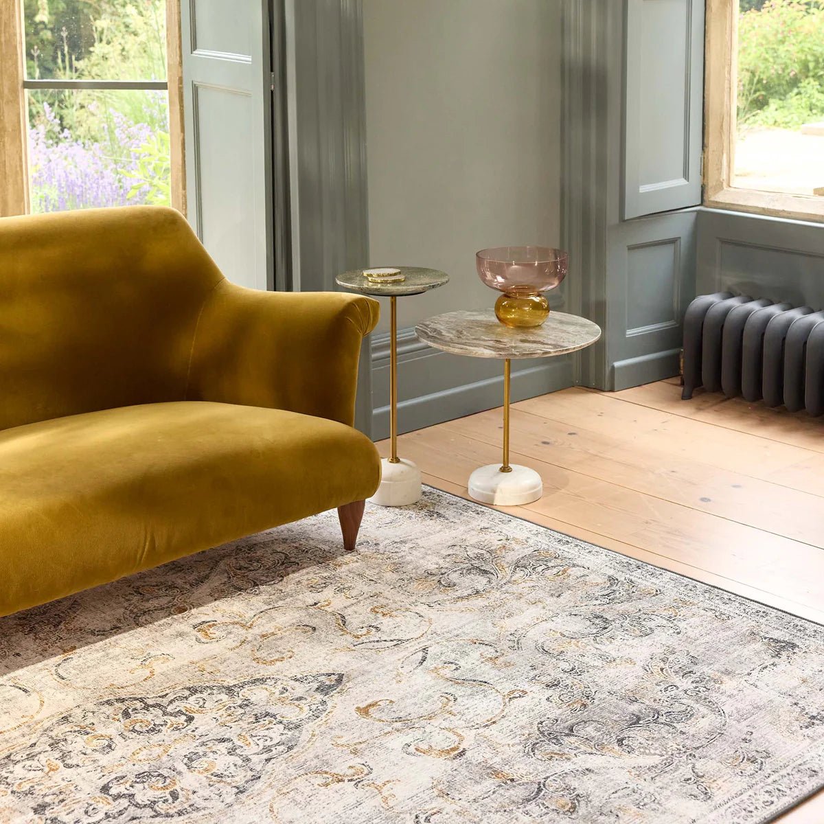 Hug Rug Eco-Washable Baroque Rug 120 x 185cm,160 x 230cm,185 x 275cm,75 x 220cm
