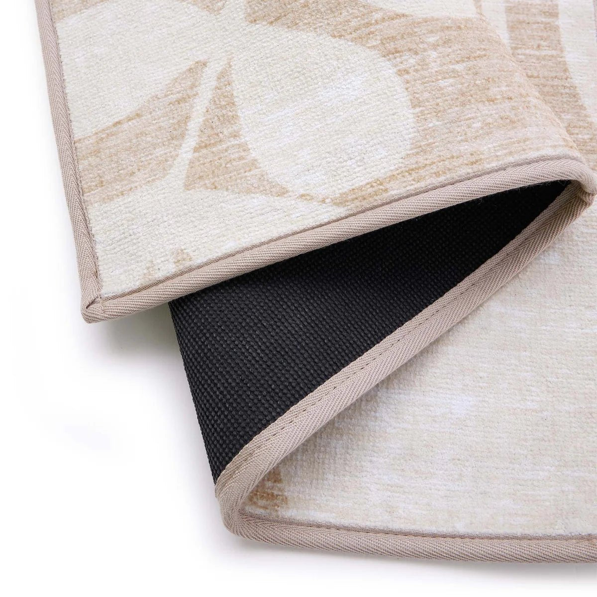Hug Rug Eco-Washable Eden Leaves Natural Rug 120 x 185cm,160 x 230cm,185 x 275cm,75 x 220cm runner
