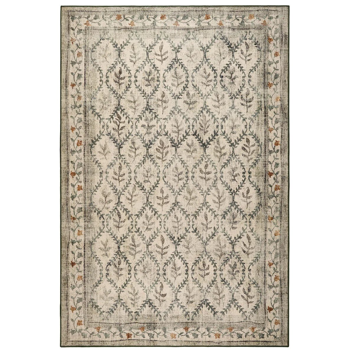 Hug Rug Eco-Washable English Garden Rug 120 x 185cm,160 x 230cm,185 x 275cm,75 x 220cm,75 x 300cm