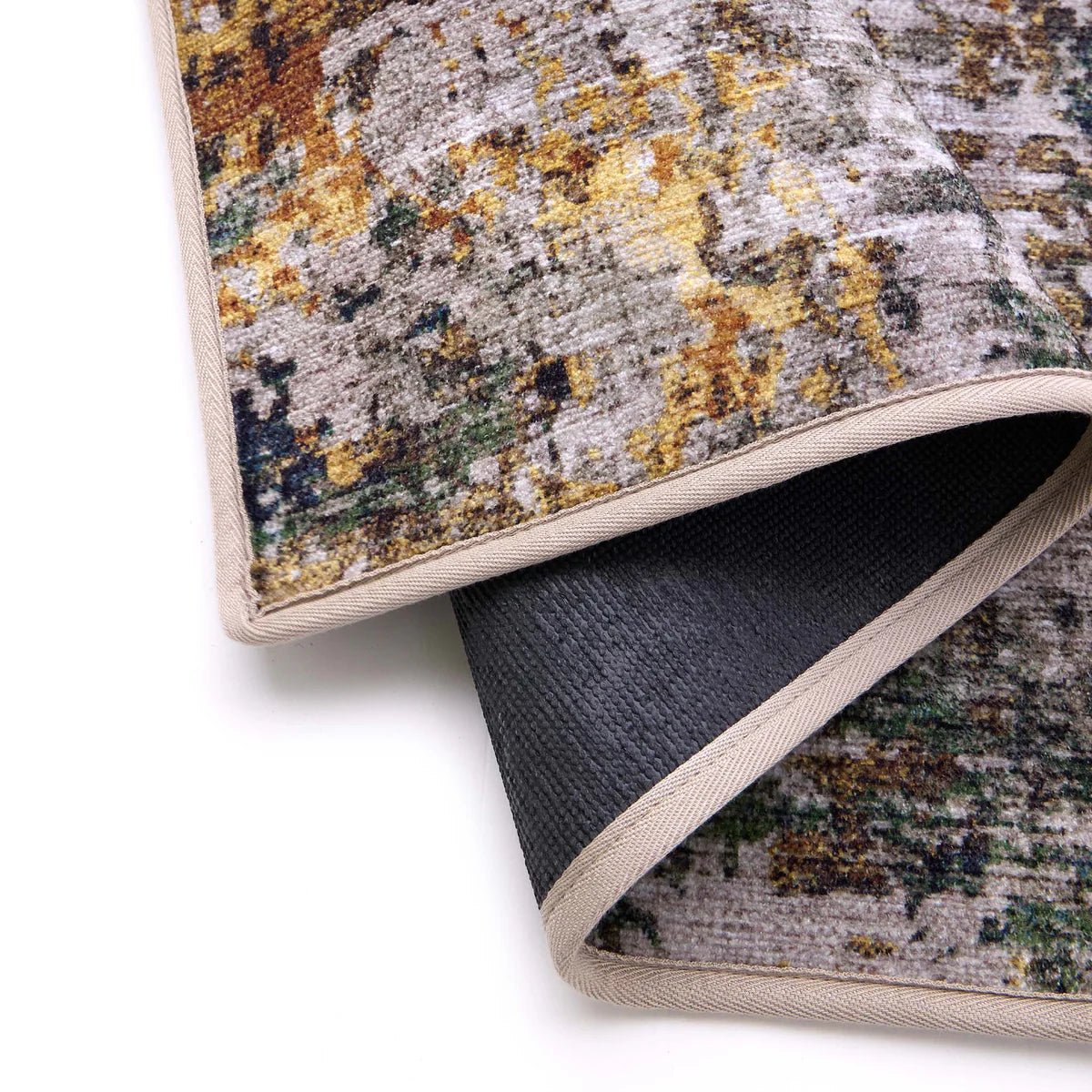 Hug Rug Eco-Washable Rafe Texture Natural Rug 75 x 220cm,120 x 185cm,160 x 230cm,185 x 275cm