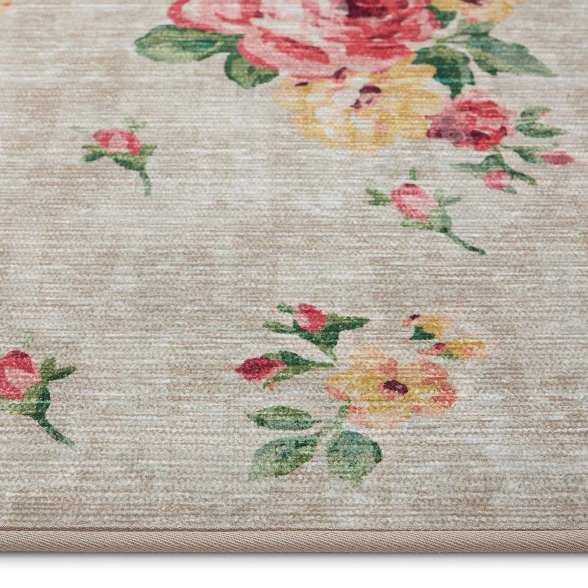 Hug Rug Eco-Washable Vintage Rose 75 x 220cm,120 x 185cm,160 x 230cm,185 x 275cm