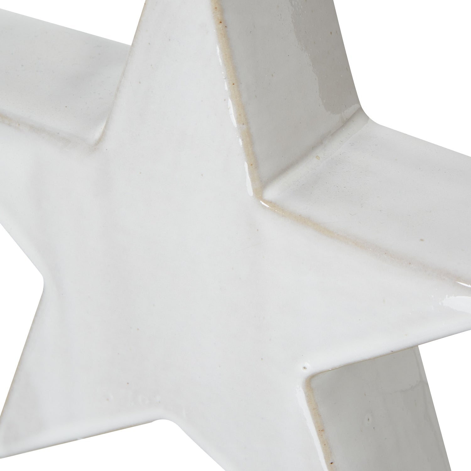 Large Ceramic Standing Star Decoration - Angela Reed -