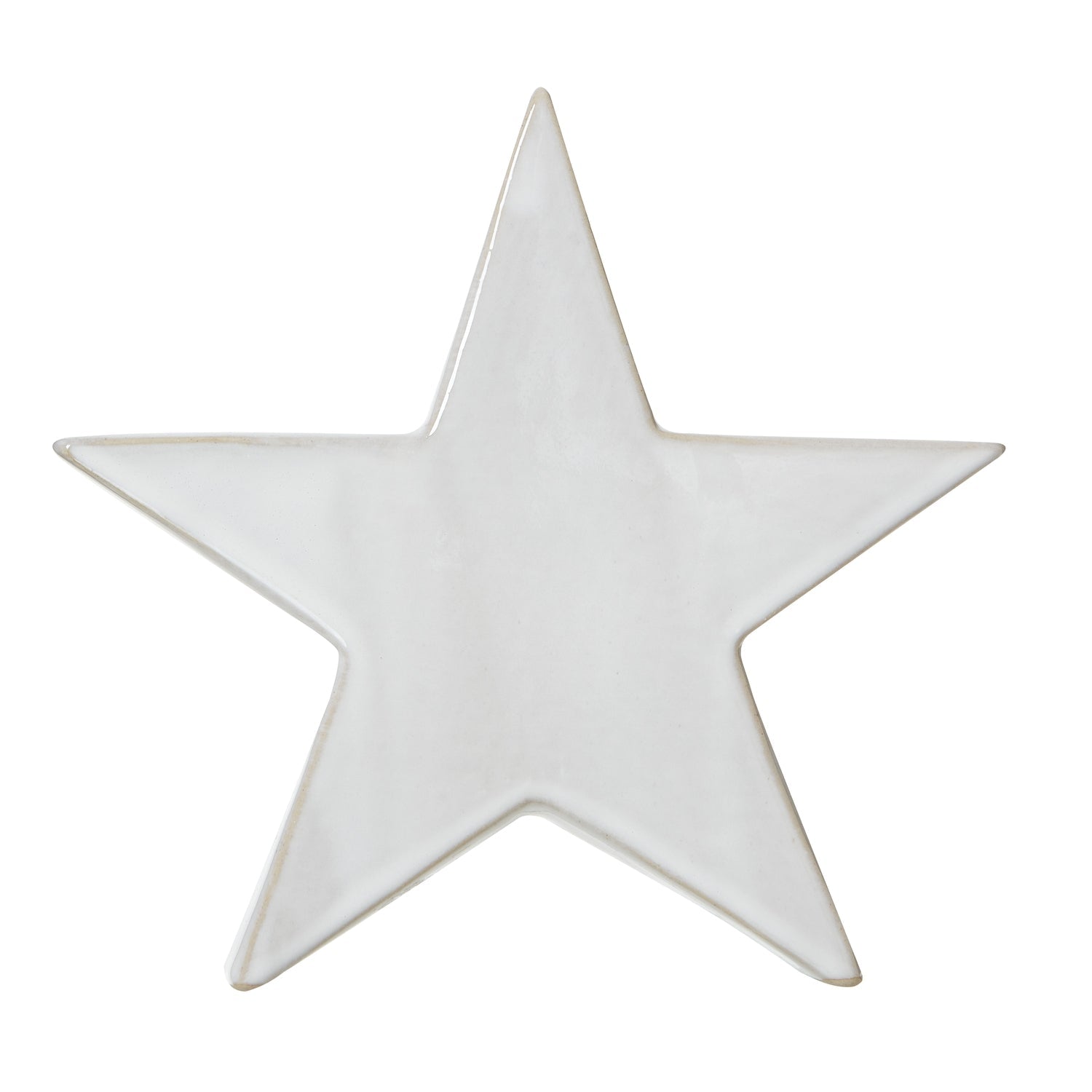 Large Ceramic Standing Star Decoration - Angela Reed -