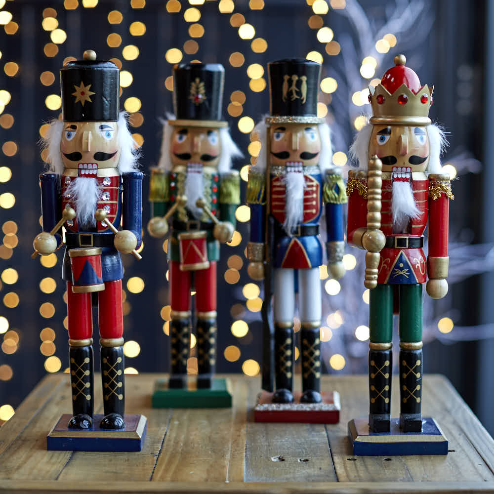 Large Nutcracker Decoration, Assorted Colours