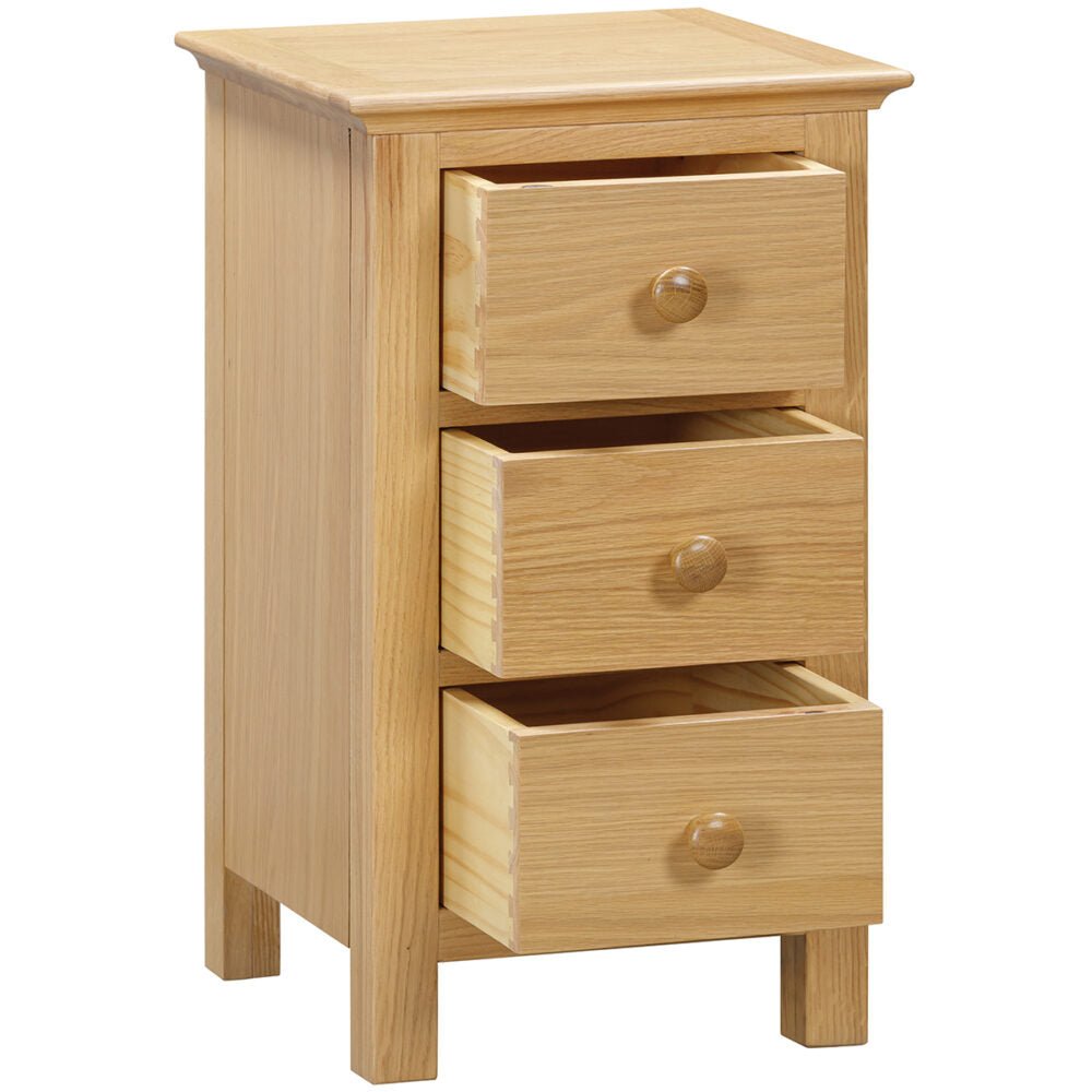 Malmo 3 Drawer Bedside