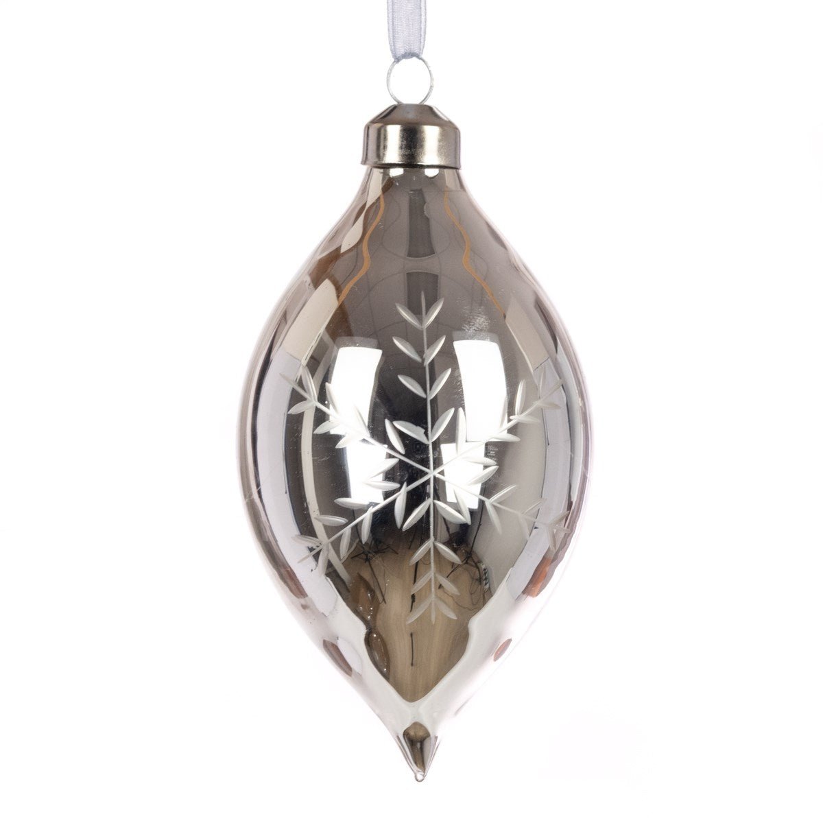 Nina Finial Glass Bauble - Angela Reed - Christmas Decorations