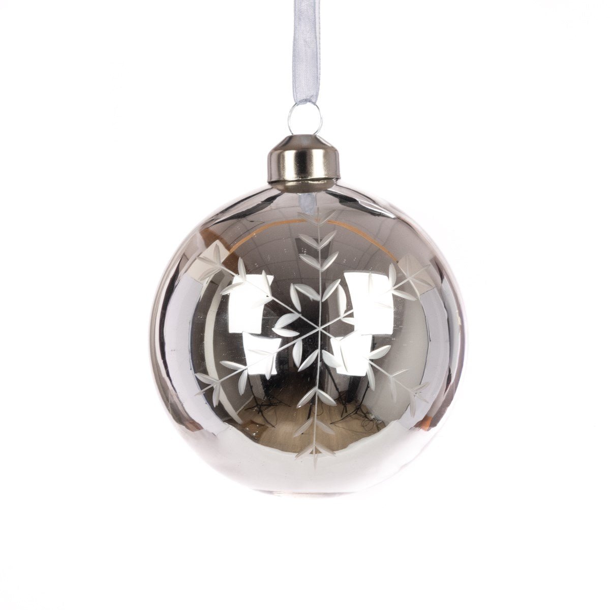 Nina Glass Bauble 8cm - Angela Reed - Christmas Decorations