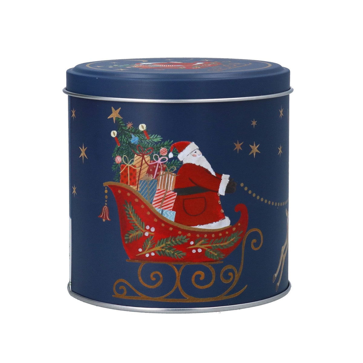 Nostalgia Sleigh Treat Tin - Angela Reed - Christmas Decorations