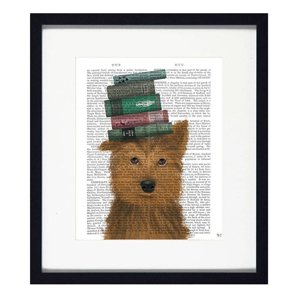 Novel Dog Artwork - Schnauzer