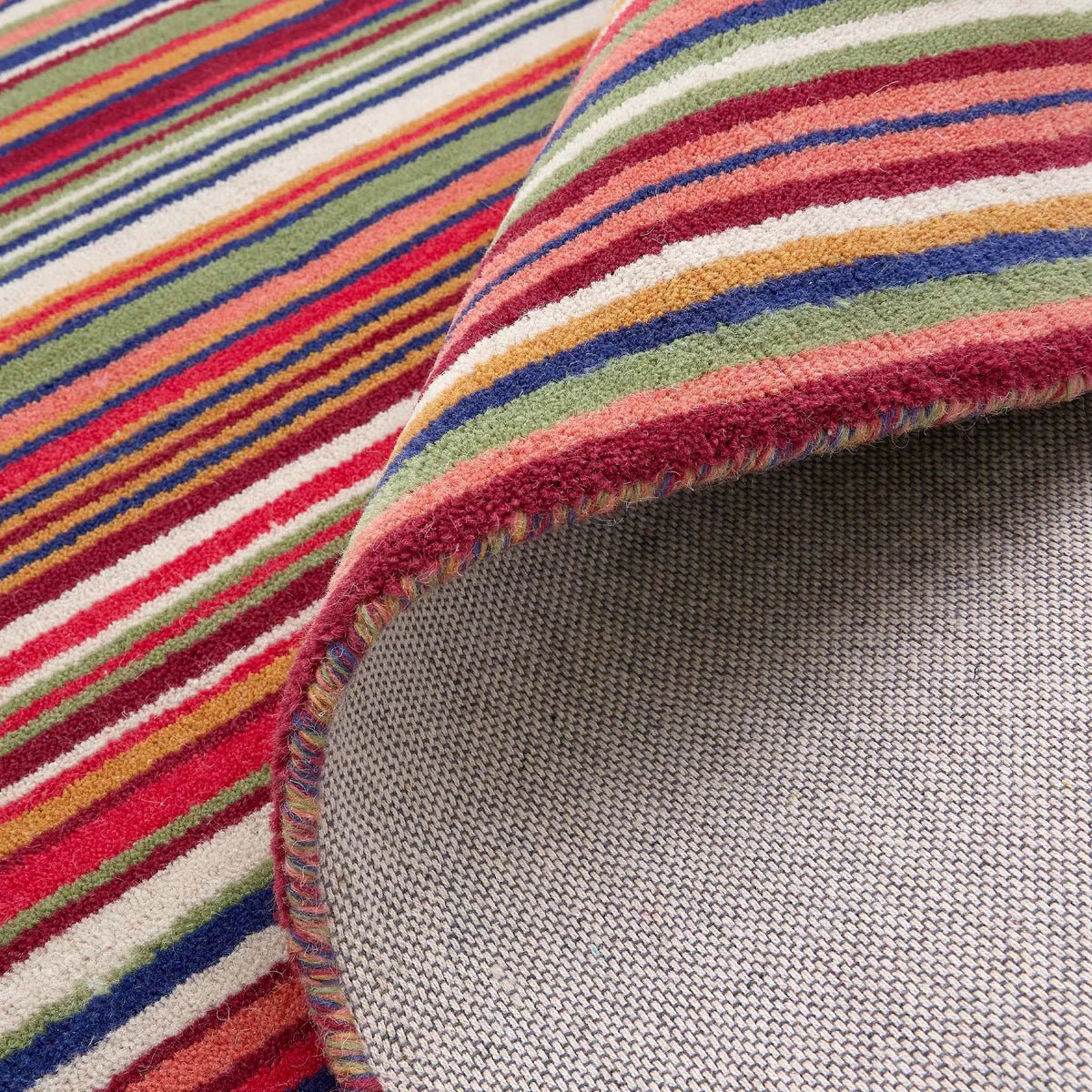 Origin Fine Stripes Multi 80 x 150cm,120 x 170cm,160 x 230cm,67 x 200cm runner