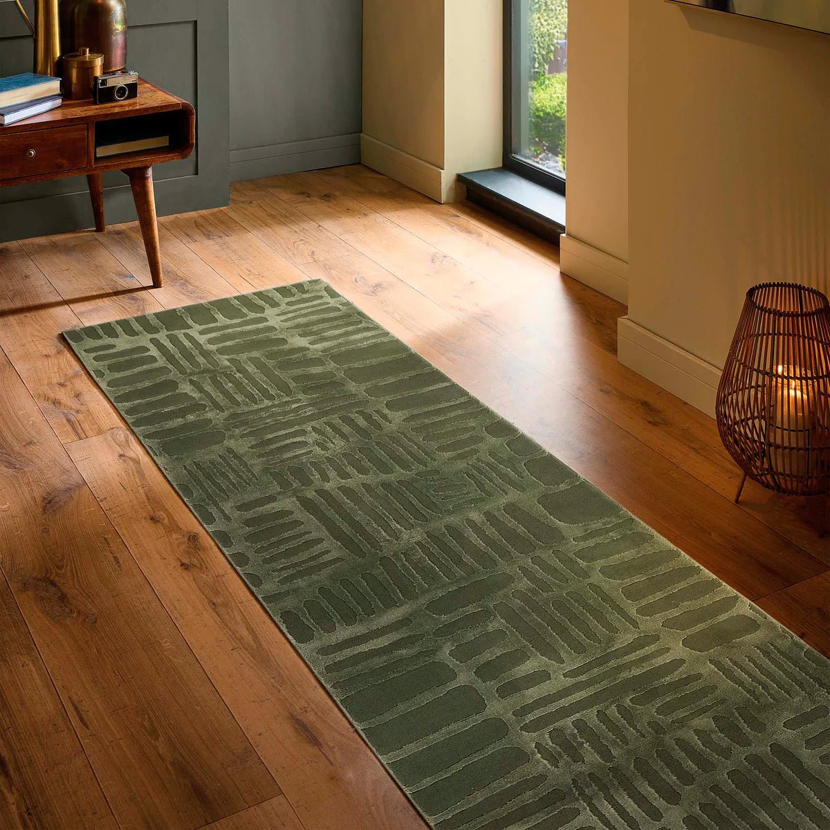Origin Pathway, Green 80 x 150cm,120 x 170cm,160 x 230cm,67 x 200cm runner