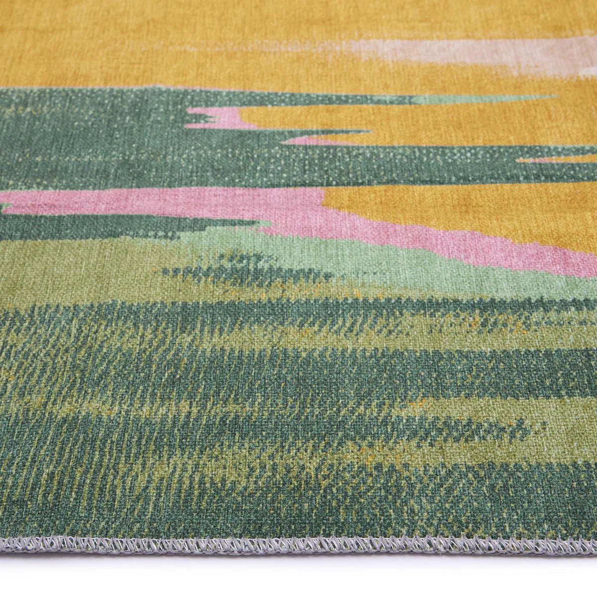 Origin Washable Rug Sedona Green/Ochre 80 x 150cm,120 x 170cm,160 x 230cm,67 x 200cm runner